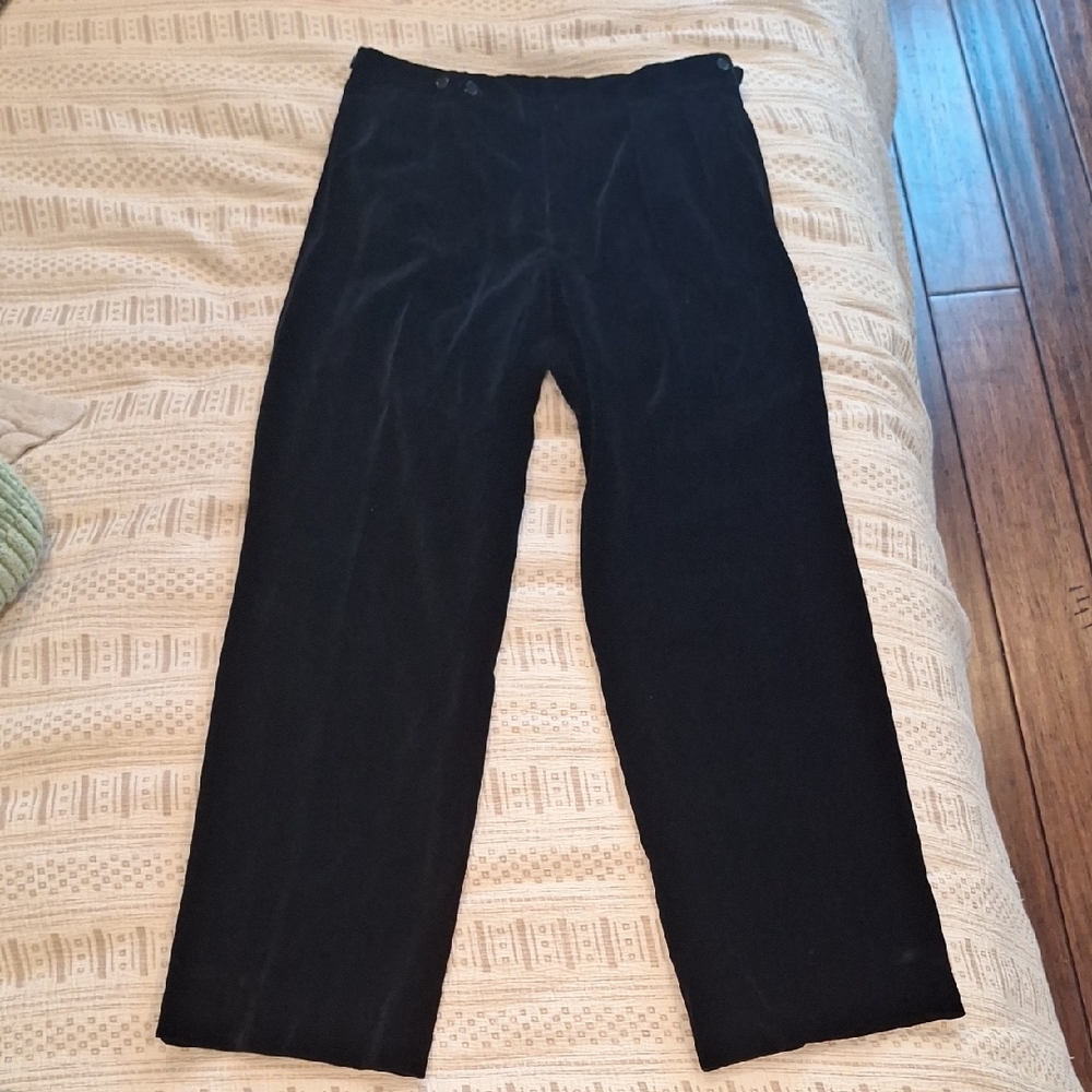 POLO Black Velvet Pants